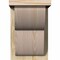 Ekena Millwork Crestline Rough Sawn Corbel w/Backplate, Douglas Fir, 8"W x 8"D x 12"H COR08X08X12CRE01RDF - alternate 3